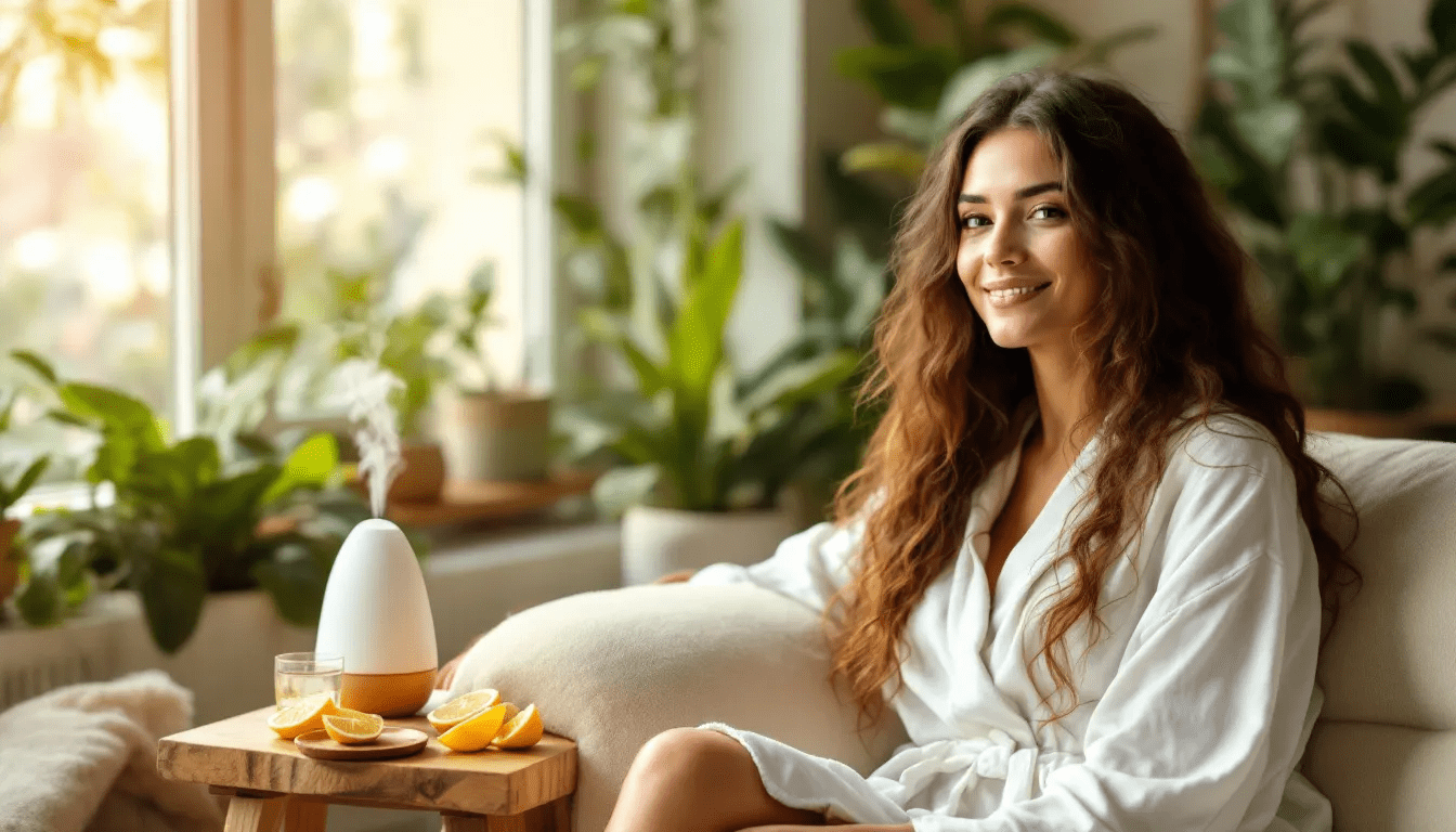 In the image, a serene wellness environment is depicted, featuring a peaceful space with natural light, plants, and comfortable seating, symbolizing the healing potential of stem cell therapies and regenerative medicine. The atmosphere conveys a sense of tranquility and hope for those seeking treatments like exosome therapy and stem cell derived therapies for various health conditions.
